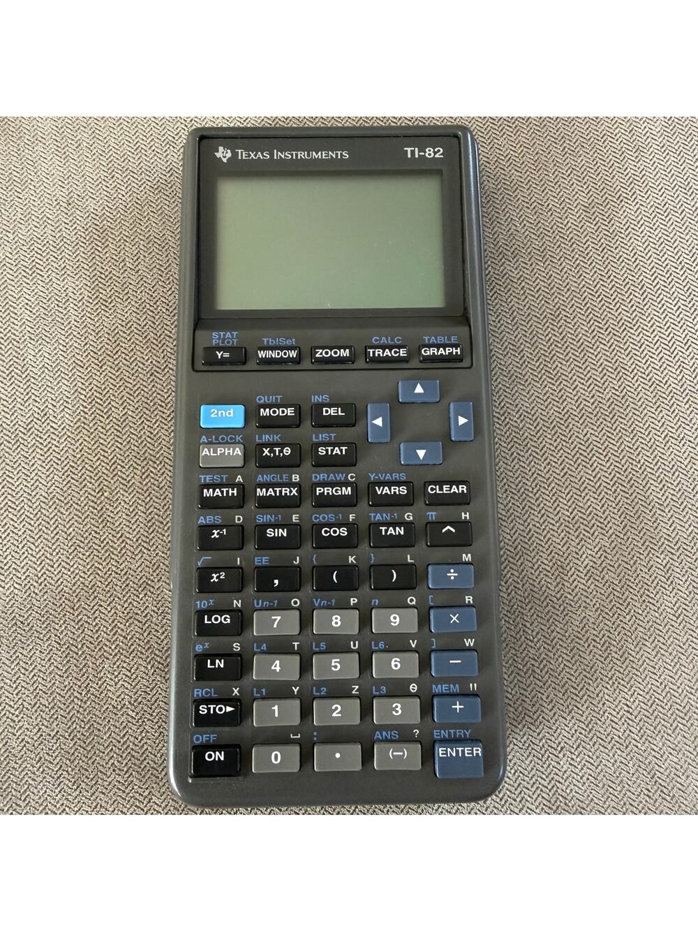 Texas Instruments TI-82 Graphing Calculator with Slide Cover Tested Working